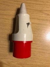 CEE Stecker Starkstrom Drehstrom 5 polig Messingstifte 32A 6H/220/380V NEU