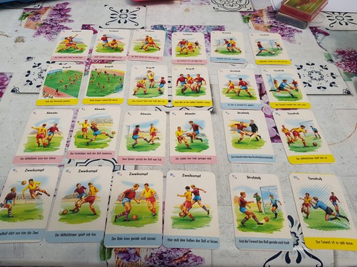 Altes fussball kartenspiel - kartenspiel,