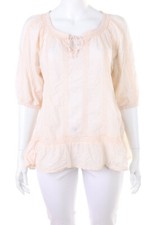 H&M The Garden Collection Bluse Spitze D 44 champagner