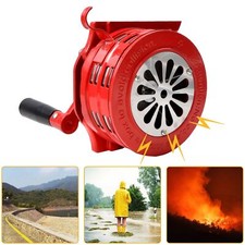 110dB Handsirene Tragbarer Handkurbel Sirenen Aluminiumgehäuse Sirene Tragbarer