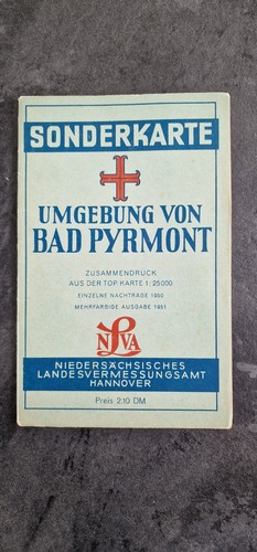 Faltplan sonderkarte umgebung - faltplan,