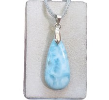 Larimar Cabochon Anhänger mit