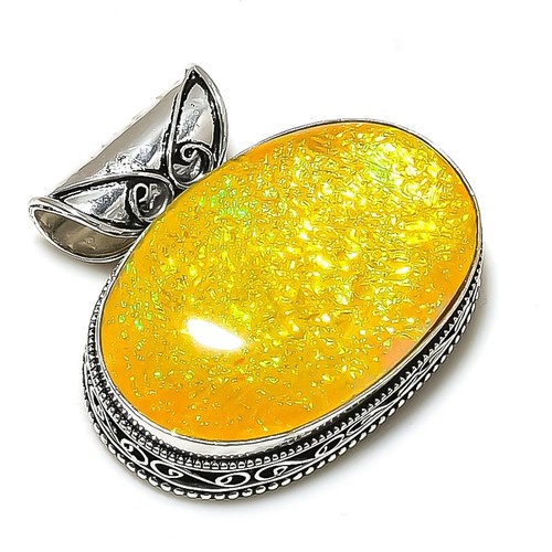 Gelber triplett opal edelstein - triplett,