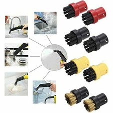 8PCS Rundbürsten Düse set für Kärcher Dampfreiniger Zubehör SC1 SC2 SC3 SC4 SC5