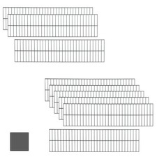 Doppelstabmattenzaun Elemente Zaunelemente RAL 7016 Zaun Gartenzaun Stabmatten
