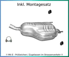 Endschalldämpfer Opel Zafira