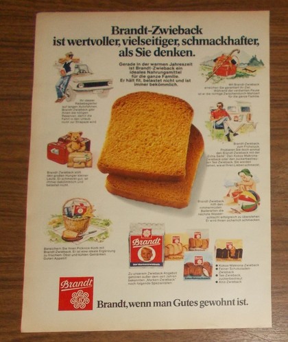 Seltene werbung brandt - seltene,