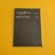 Bedienungsanleitung Compact Disc Player CD 1. FineArts by Grundig (Fürth Bayern)