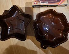 2x Scheurich Backkeramik Herz