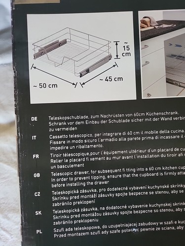 Teleskopschublade cm - teleskopschublade,