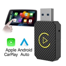 2-in-1 CarPlay & Android Auto Adapter – USB, drahtlos, Plug & Play