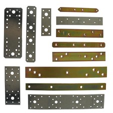 Flachverbinder 48 - 293 mm Holzverbinder Lochplatten Lochbleche Bau verbinder CE