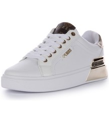 Guess Sneaker Damen Weiß Gold