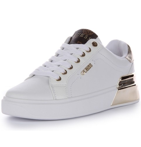 Guess sneaker damen - weiß, gold
