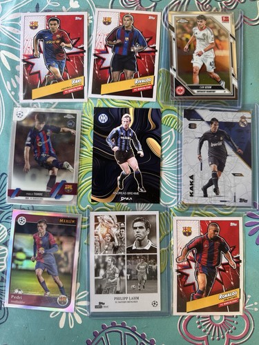 Topps daka ronaldo xavi - topps,, daka:ronaldo,