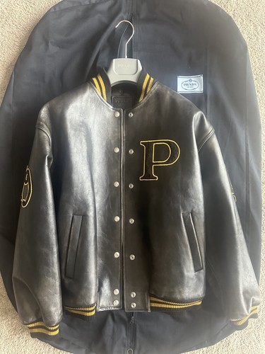 Prada leder bomber 6900 - bomber, 6900€