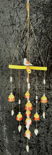 Keramik mobile windspiel vogel - mobile,