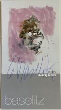 Georg Baselitz signiert original Einladung Karte Unterschrift Autogramm signed