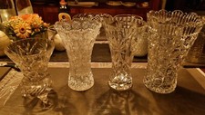 Vase Bleikristall Konvolut