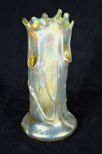 Loetz jugendstil glas vase - jugendstil, °