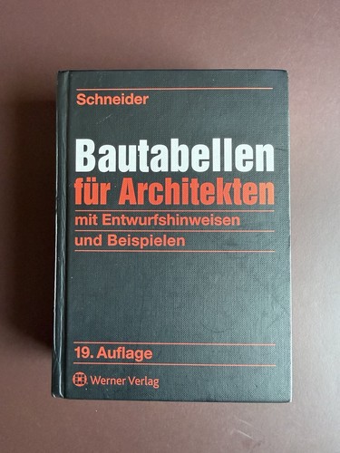 Schneider bautabellen für - schneider,