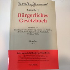 Grüneberg (ehemals Palandt,) BGB-Kommentar, 84. Auflage 2025