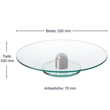 Leonardo Tortenplatte 33 cm Glasplatte Kuchenplatte Kuchenteller Torte Kuchen