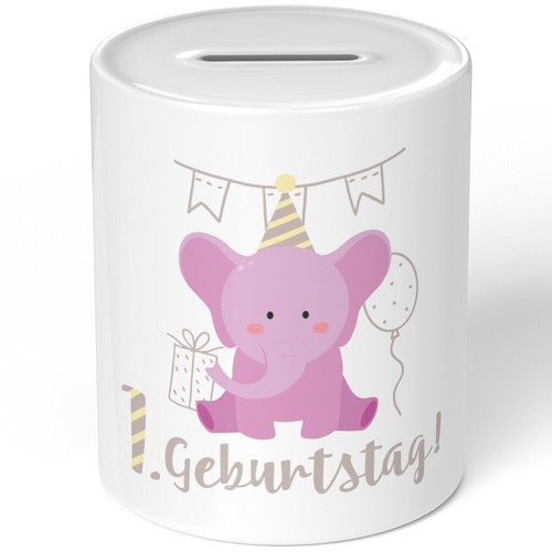 Geburtstag rosa elefant - rosa,