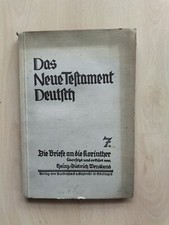 Heinz-Dietrich Wendland DIE BRIEFE AN DIE KORINTHER Das Neue Testament Band 7