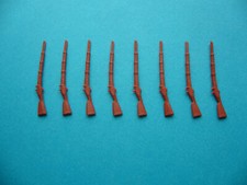 Timpo kleines Lot Einzelteile für Araber Figuren - 8 Gewehre / Arabergewehre -