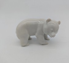 Porzellanfigur Bär Weiß