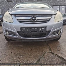 Opel Corsa D Stossfänger Stossstange Bumper vorn NSW Z163 Lichtsilber met BILDER