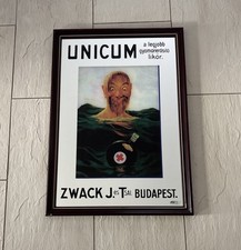 Unicum „Wassermann“  Spiegel Spirituosen Werbespiegel Barutensilien Zwack 