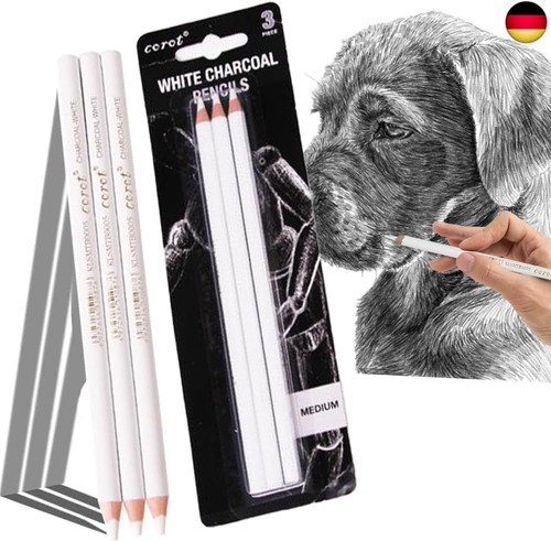 Stück weiße kohlestifte - 3,