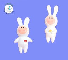 Anstecker 3D-Hase Herz Liebe