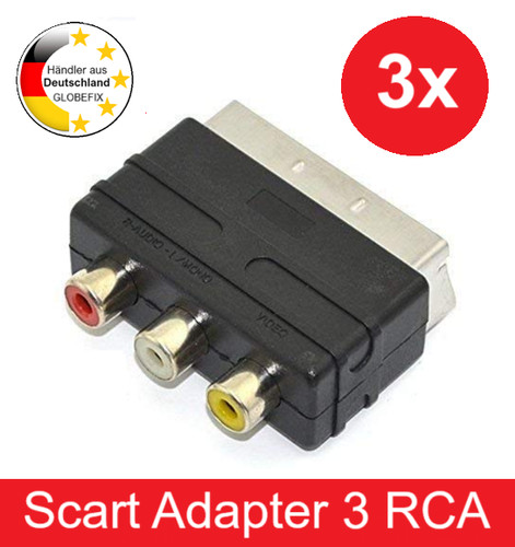 Scart adapter chinch - av,