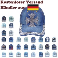 Glamexx24 Damen Basecap Cap Caps Snapback Kappe Baseball Mütze Glitzersteine Neu