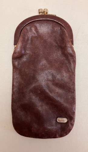 Mano brillenetui leder braun - brillenetui,