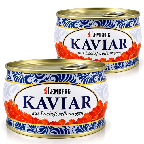 400g forellenlachs kaviar - 2x,