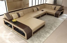 Sofa Wohnlandschaft Leder