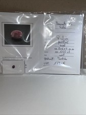 Rubin 1.59 ct, rot,facettiert,oval, 8x6x4mm mit Zertifikat