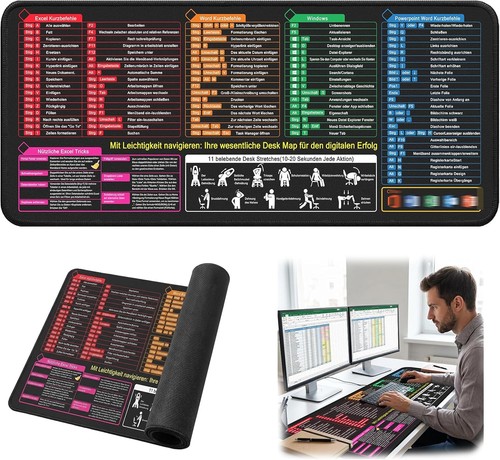 Excel mauspad deutsch xxl - deutsch,