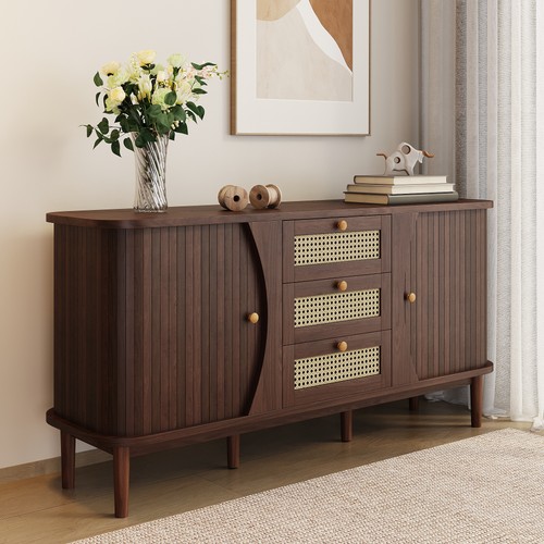 Rattan sideboard kommode mit - rattan,