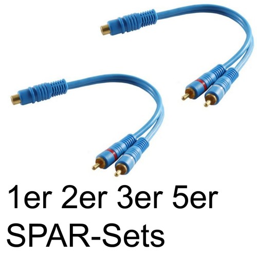 Cinch chinch rca kabel - kabel, 2:1
