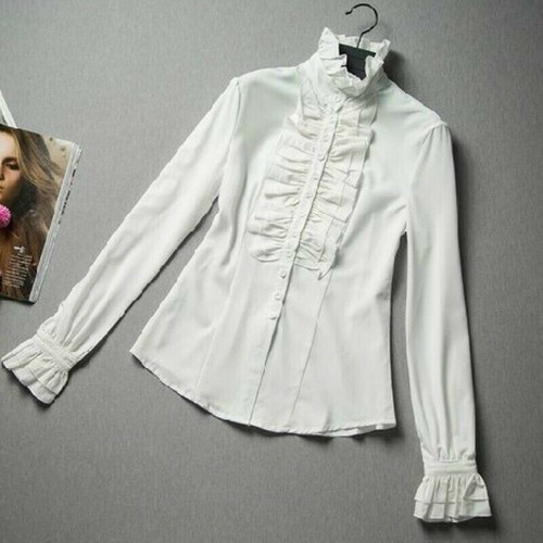 Damen rüschen blusen - blusen, shirts