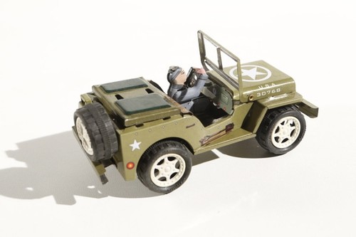 Blechspielzeug jeep dodge - *,