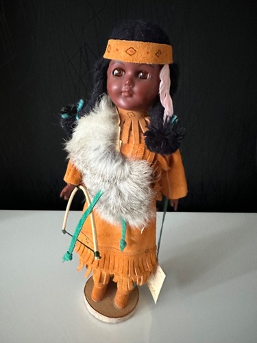 Vintage indiarteskimo figur - indiarteskimo,