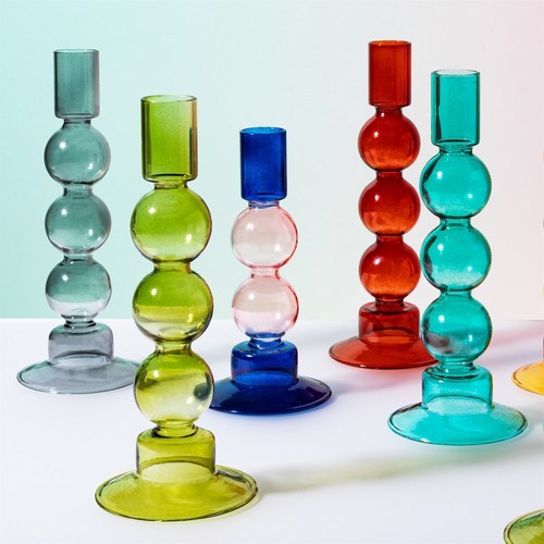 Bubble kerzenhalter glas bunt - bubble,