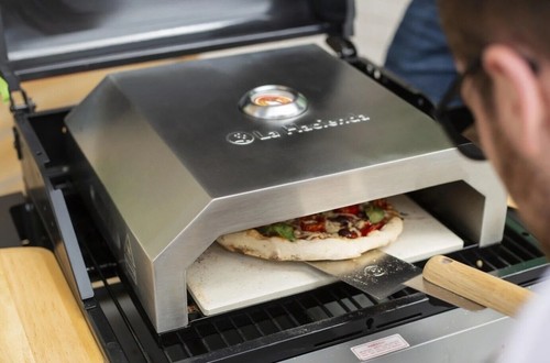Edelstahl pizza ofen - pizza,