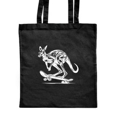 'Kangaroo Riding Skateboard'